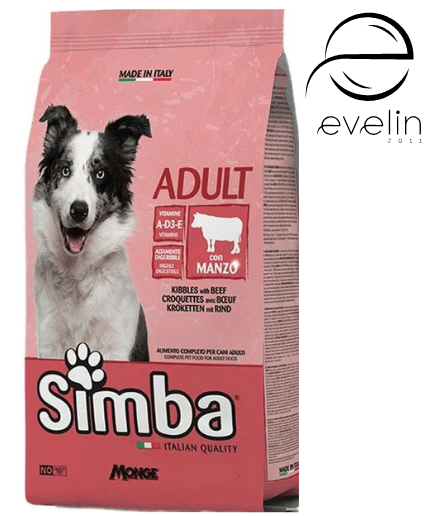 Dog food Simba 20 kg. -Veal