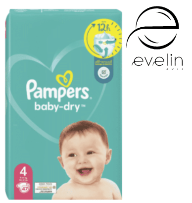 Pampers Baby Dry Diapers 47 pcs. size 4 9-14 kg.