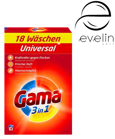 Dry powder GAMA 1.08kg. 18.washes Universal