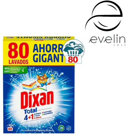 Dry powder Dixan 80 pr.3.96kg