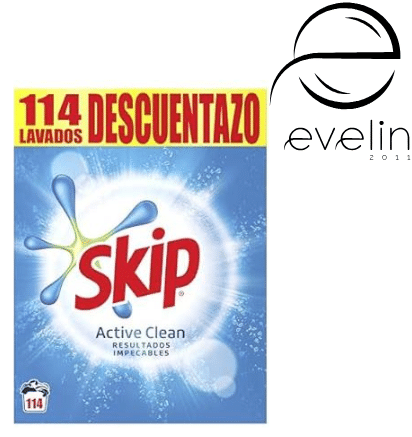 Dry powder SKIP 6.84 kg./114 pcs. Active Clean