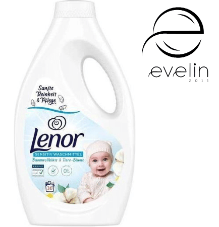 Liquid gel Lenor 30pcs/1.5l. Sensitive