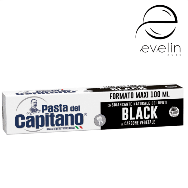 Toothpaste Capitano 100 ml. Charcoal