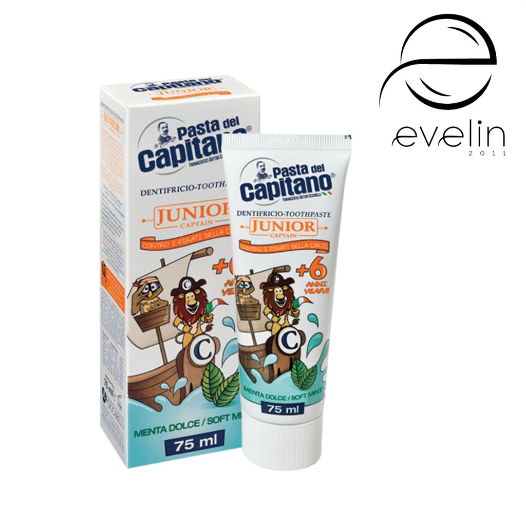 Toothpaste Capitano 75 ml. Junior Soft Mint