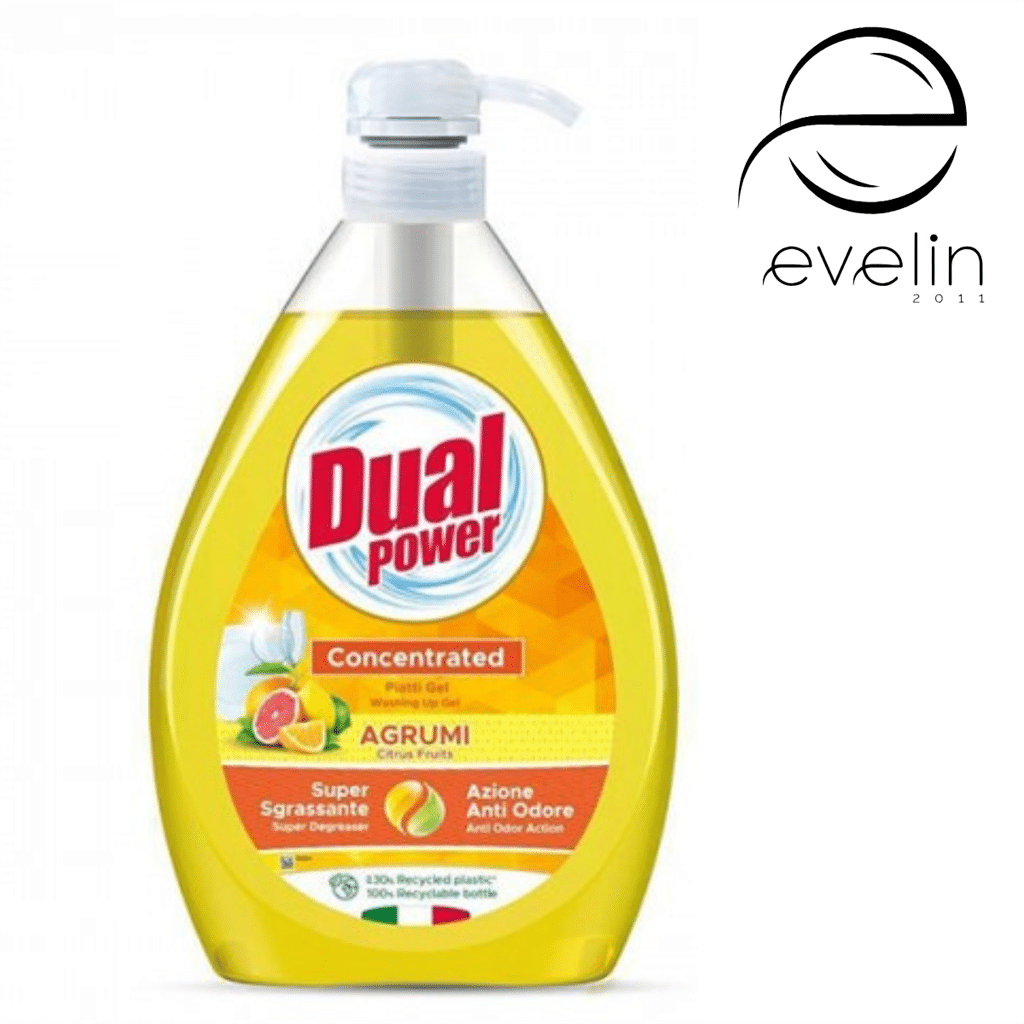Dishwashing detergent Dual 1 l. - Pump Citrus 250 doses