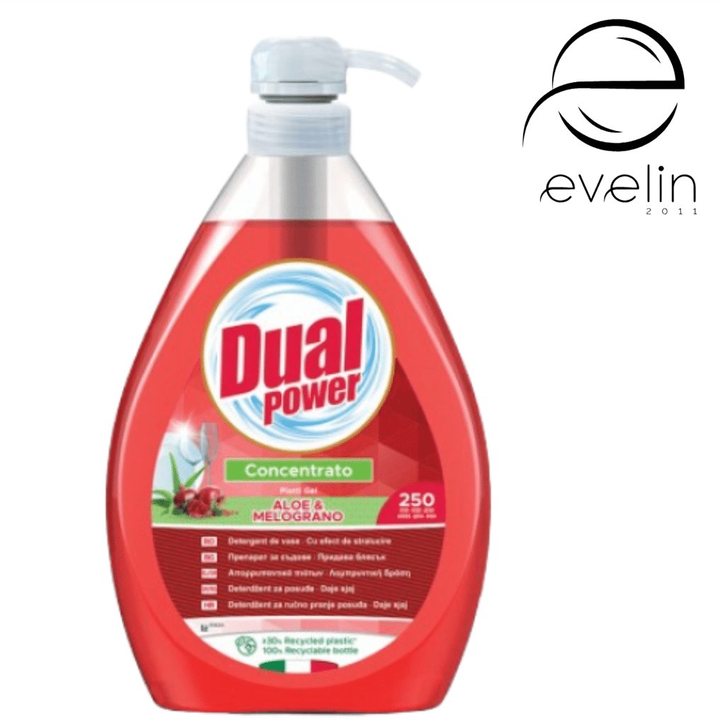 Dishwashing detergent Dual 1 l. - Aloe Pump 250 Doses