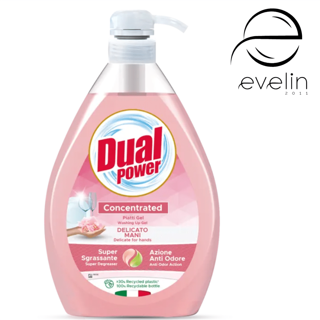 Dishwashing detergent Dual 1 l. - Pump Delicato 250 Doses