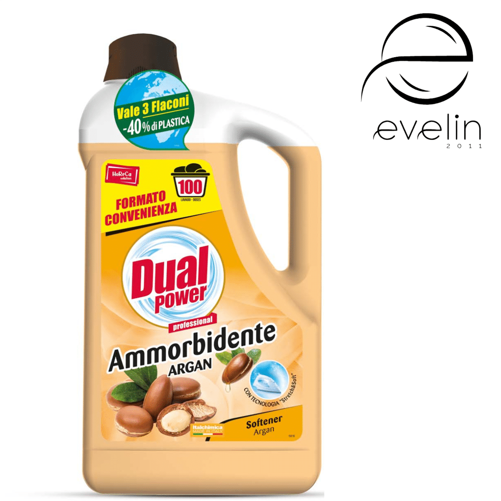 Softener Dual 5 l - 100 washes - Argan Ammorbidente