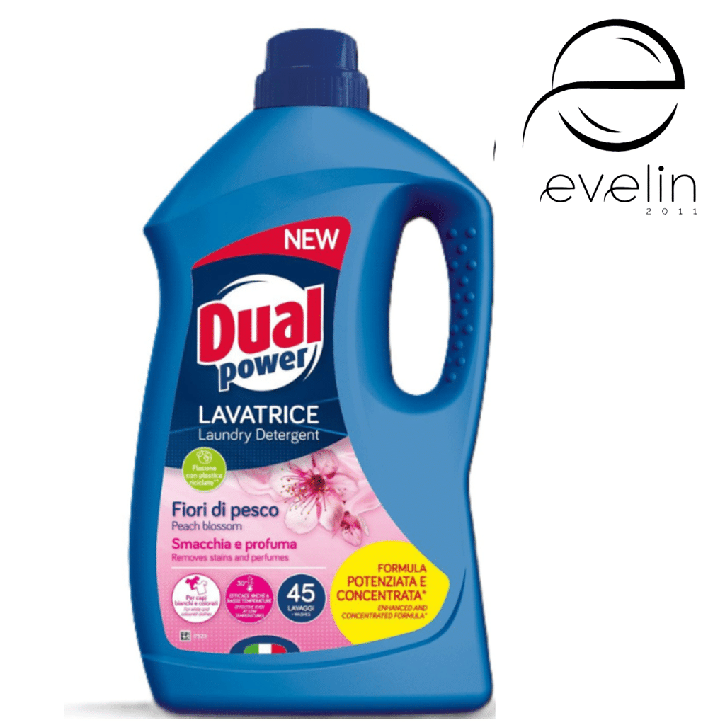 Liquid gel Dual 1.800 l. - 45 pr. - Fiori di pesco