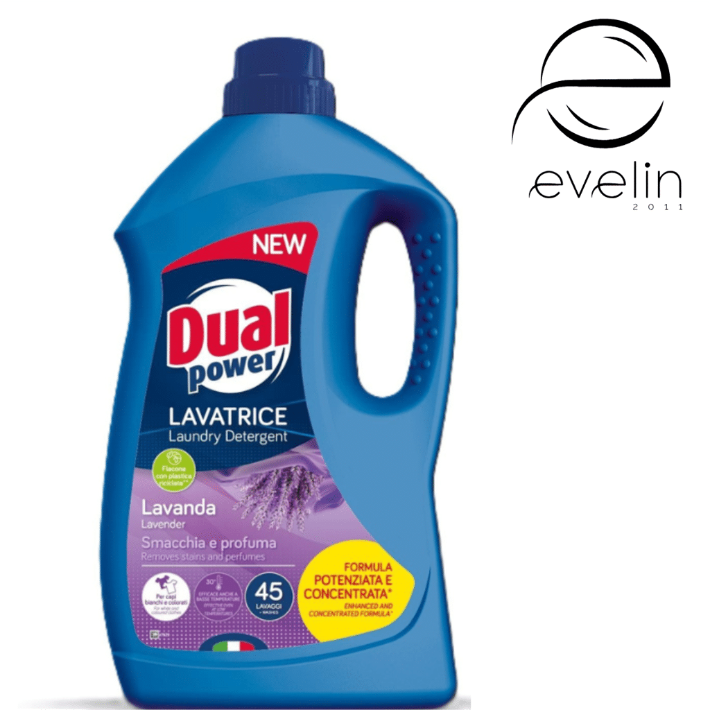 Liquid gel Dual 1.800 l. - 45 pr. -lavanda