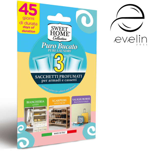 Air freshener SWEET HOME Wardrobe freshener 3 pcs. - PURO BUCATO