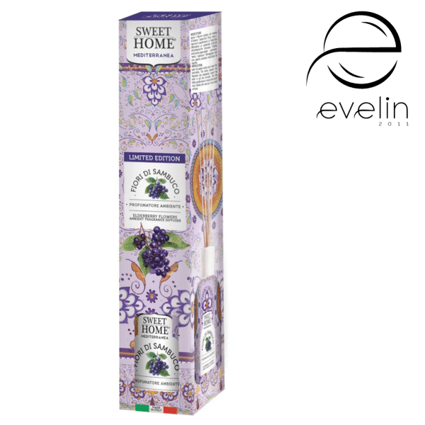 Air freshener SWEET HOME STICKS 100 ml. - FIORI DI SAMBUCO
