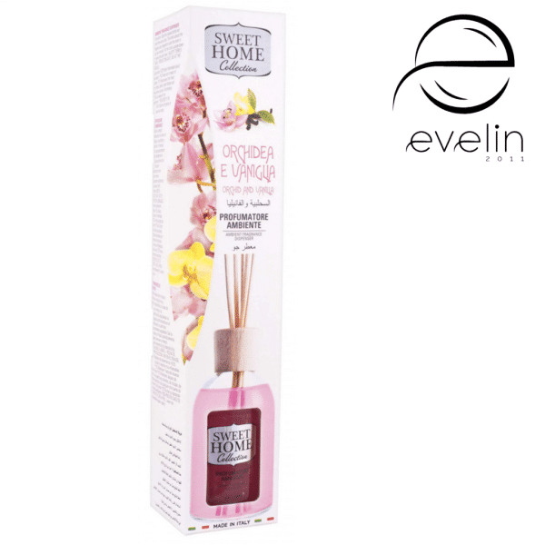 Air freshener SWEET HOME STICKS 100 ml. - ORCHID&VANILLA