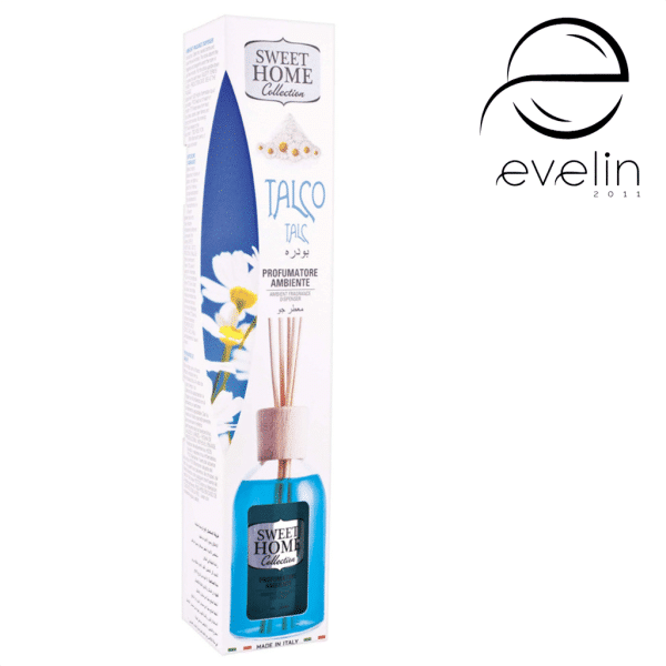 Air freshener SWEET HOME STICKS 100 ml. - TALC