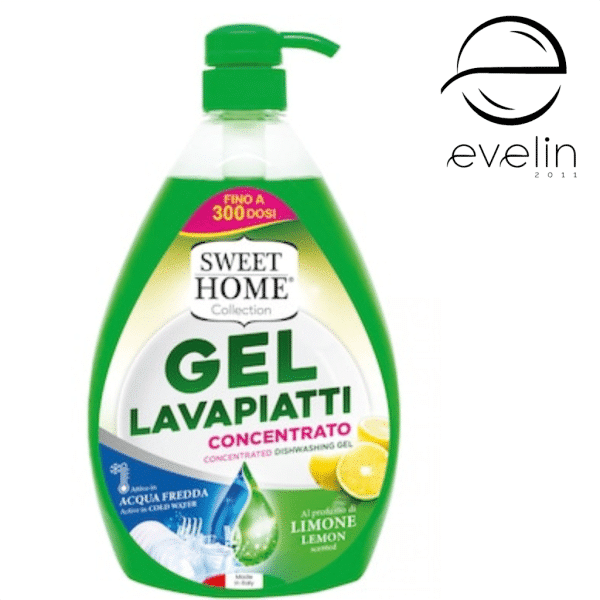 Dishwashing liquid SWEET HOME 1 l. - LEMON