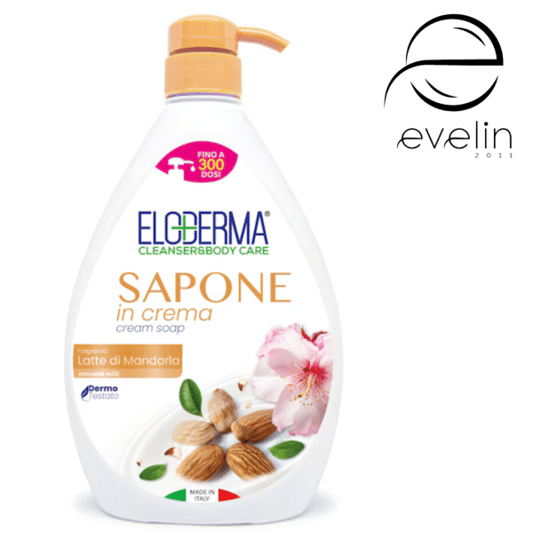 Liquid soap ELODERMA 1 l. - ALMOND