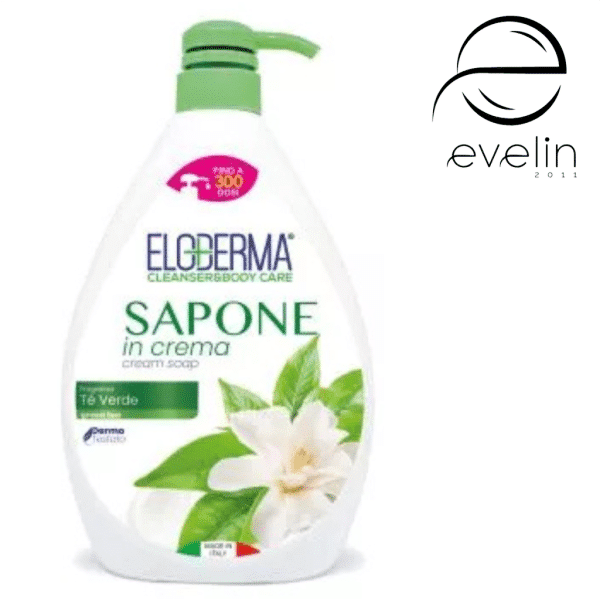 Liquid soap ELODERMA 1 l. - GREEN TEA