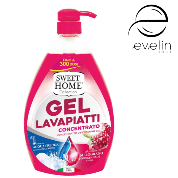 Dishwashing liquid SWEET HOME 1 l. - POMEGRANATE