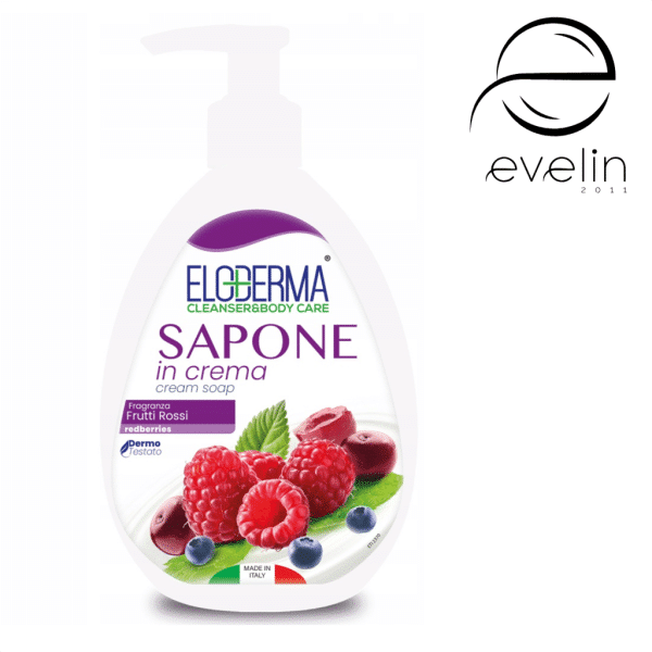 Liquid soap ELODERMA 300 ml. - RED FRUITS