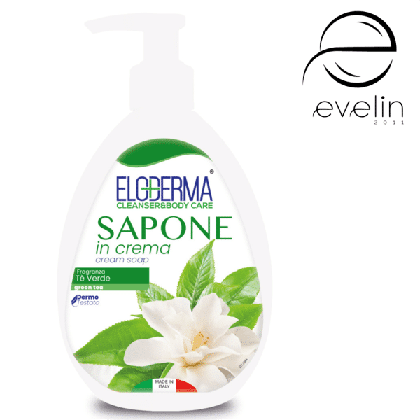 Eloderma liquid soap 300ml. - GREEN TEA