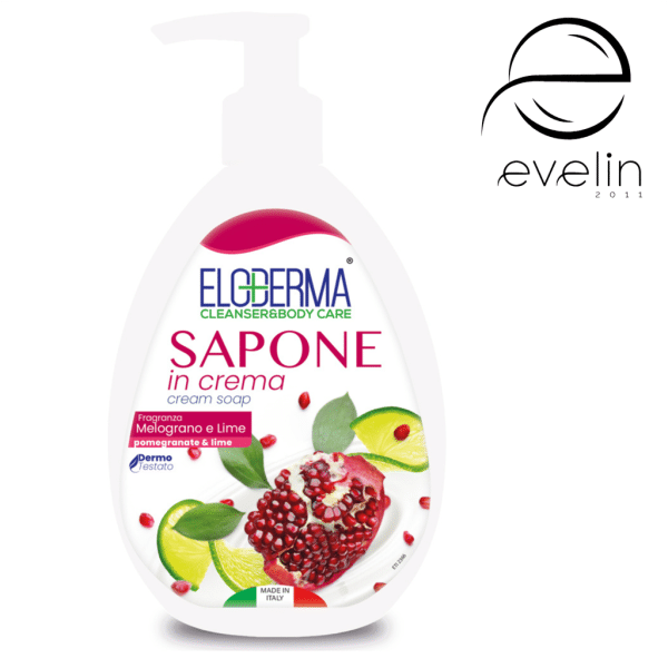 Eloderma liquid soap 300ml. - POMEGRANATE AND LIME