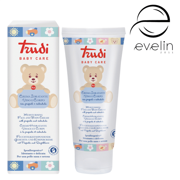 Baby Moisturizing Face and Body Cream with Propolis and Calendula 100ml. Trudi