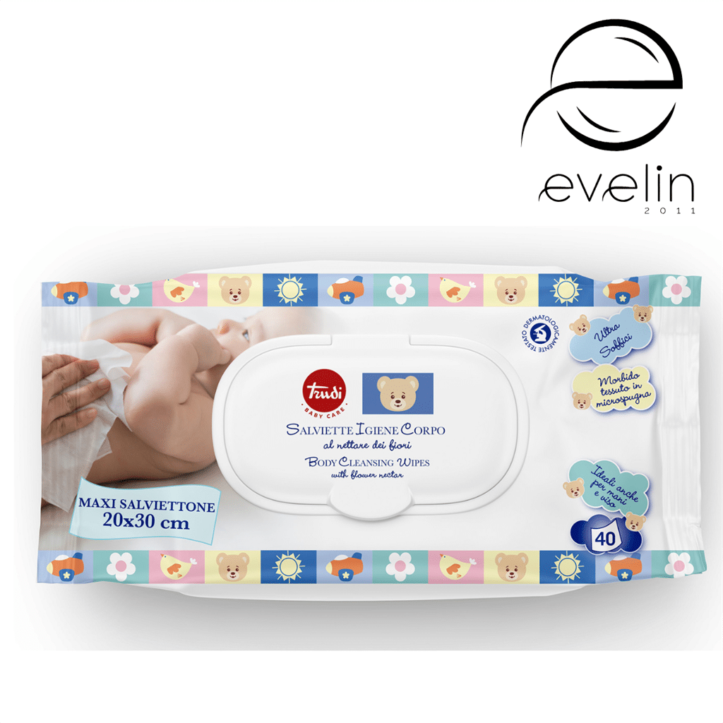 Wet wipes Trudi babi care 40pcs