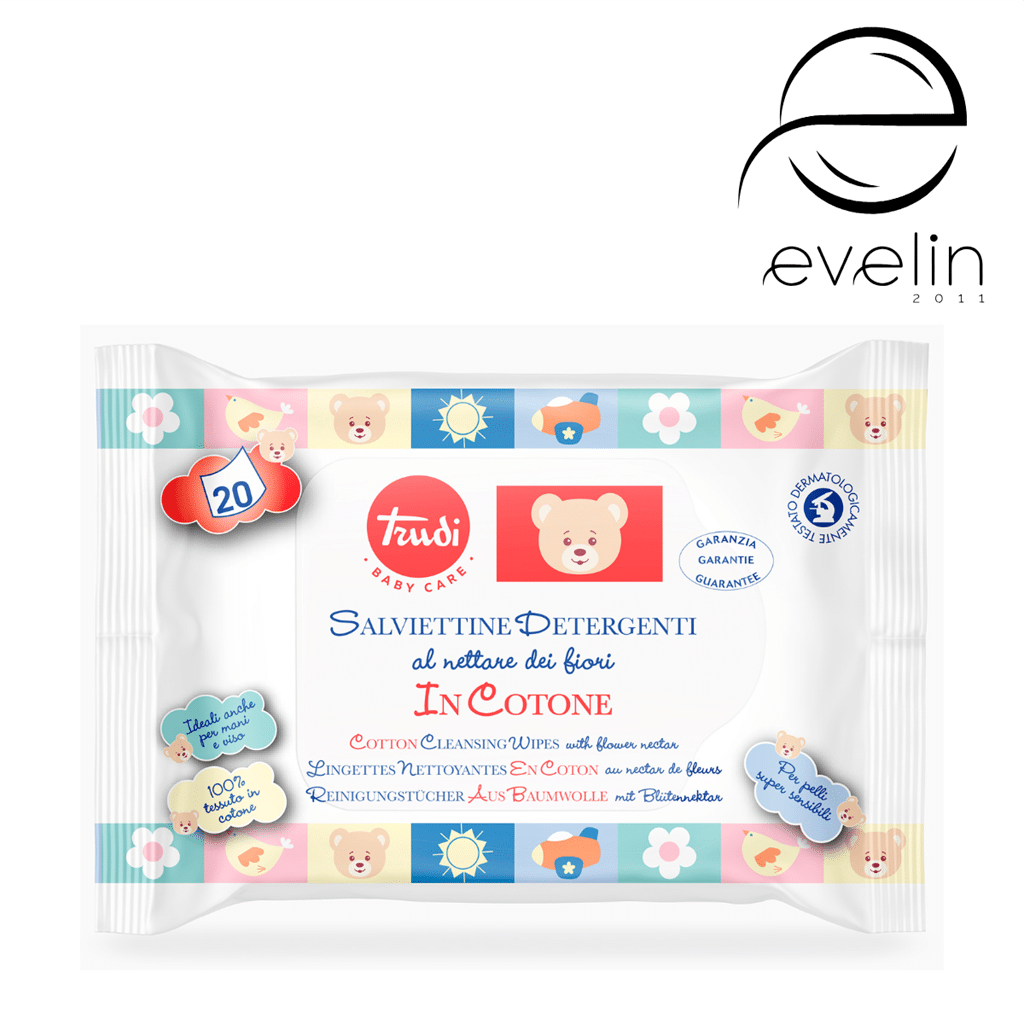 Wet wipes Trudi babi cotone 20 pcs