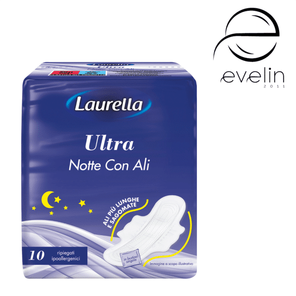 Sanitary napkins Laurella Ultra Notte with 10 pcs