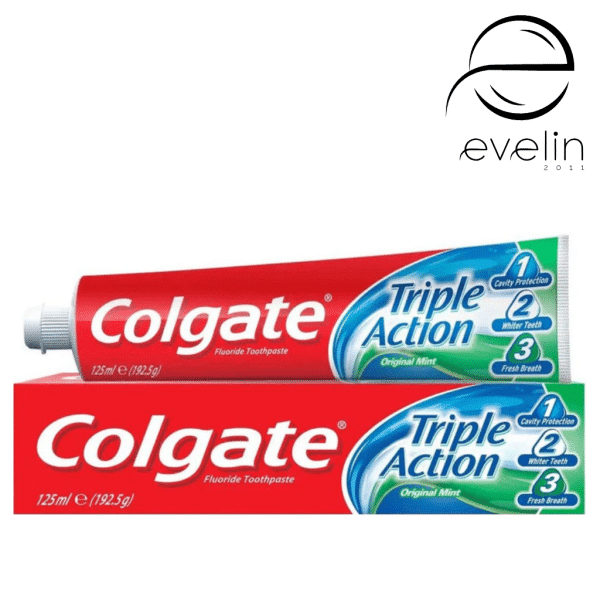 Colgate Toothpaste 125ml.Triple Action Original Mint