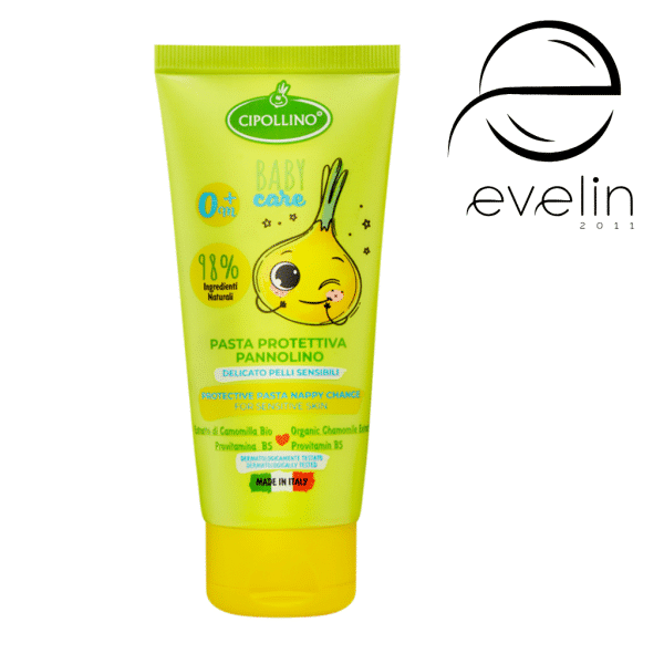 Baby soothing diaper changing paste with sweet almond oil, calendula extract, protein B5, vitamin E