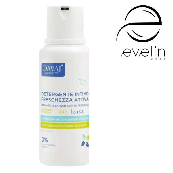 Active Freshness 24h intimate liquid soap with prebiotics - 250 ml Davaj
