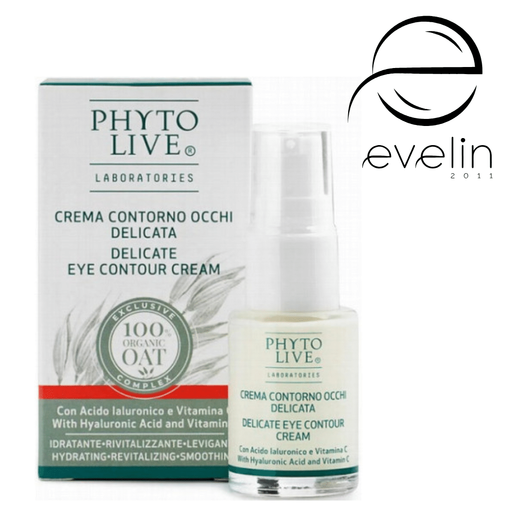 Eye contour cream with hyaluronic acid and vitamin C -15ml-Phyto live