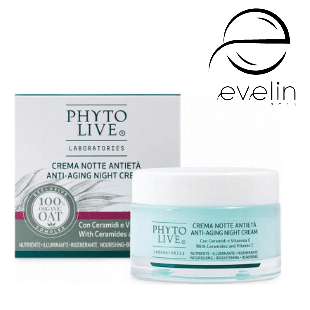 Anti-aging cream - Night with ceramides and vitamin C - 50 ml - Phyto live