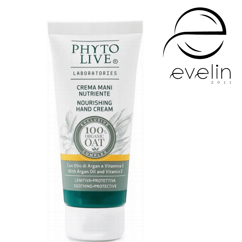 Nourishing hand cream with argan oil and vitamin E -100ml. Phyto live