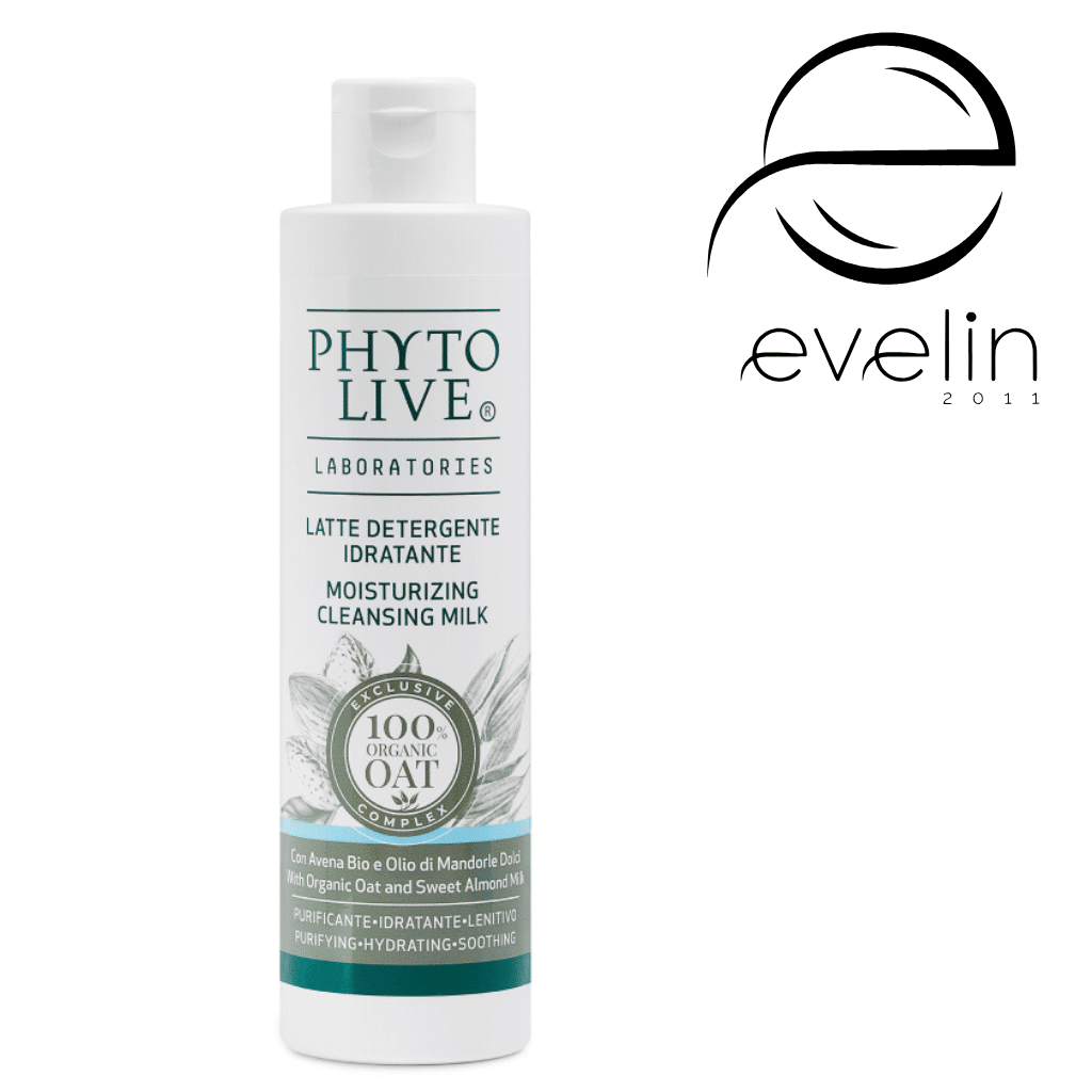 Hydrating Cleansing Milk with Sweet Almond and Organic Oats -250 ml.Phyto live