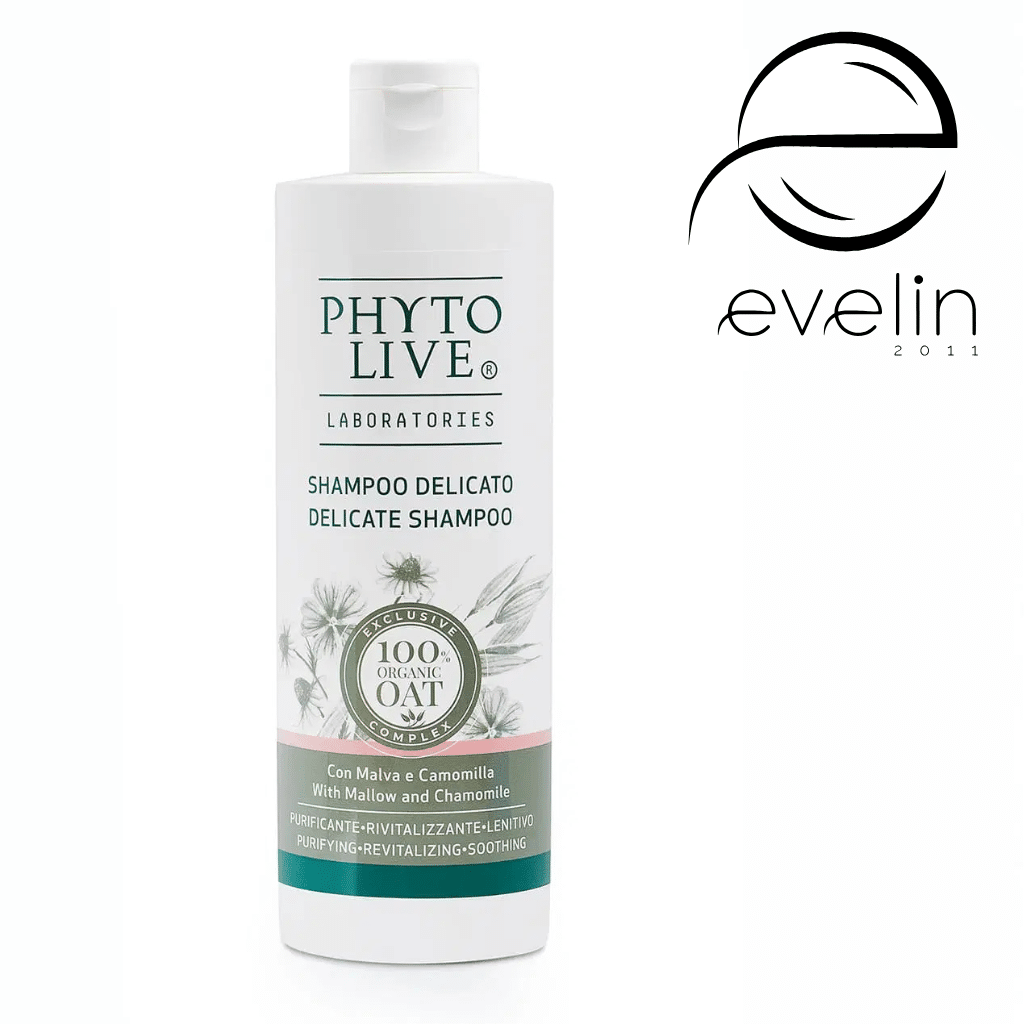 Shampoo with mallow and chamomile for all hair types - 400ml.Phyto live