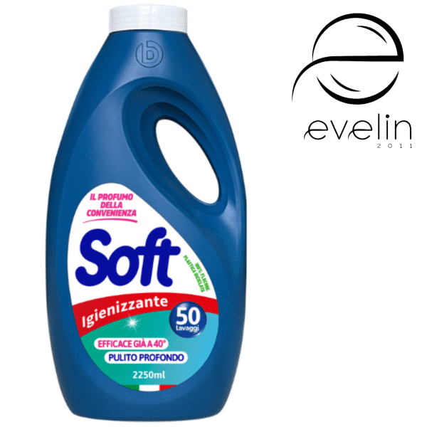 Liquid gel SOFT 2.25 l./50 pcs - IGIENIZZANTE NEW