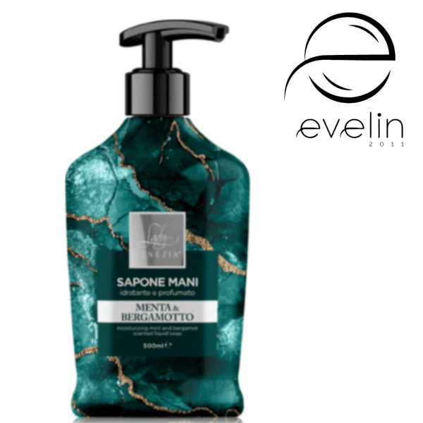 Liquid soap Lady Venice 500 ml. - MANI MARMI MENTA BERGAMOTTO