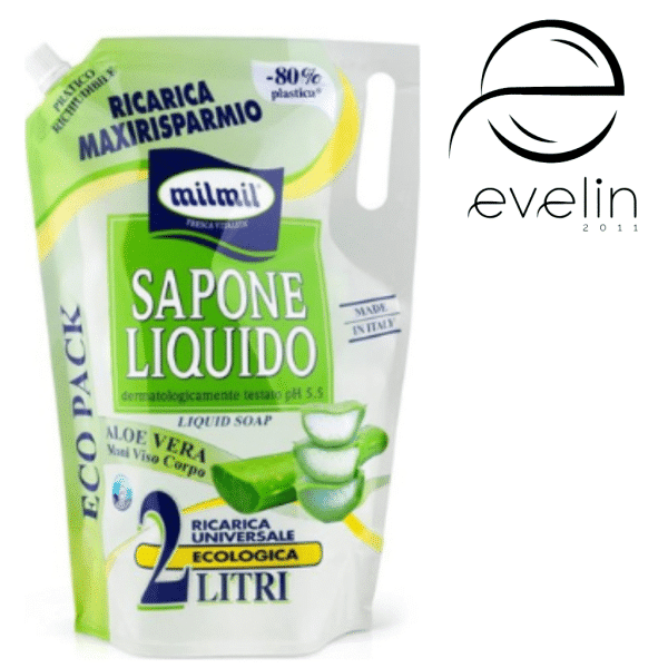 Mil Mil liquid soap 2 l - ALOE