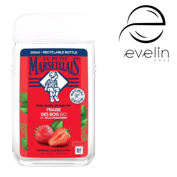 Shower gel 250 ml. - Le Petit Marseillais Strawberry