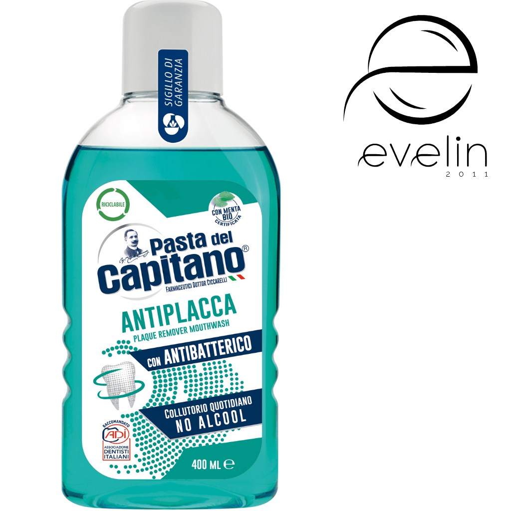 Capitano mouthwash 400ml. -Plaque