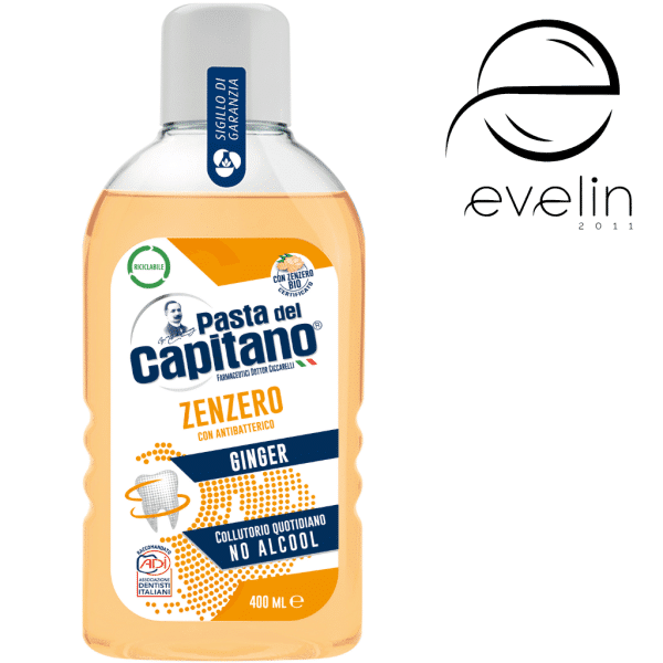 Capitano mouthwash 400ml. -Ginger