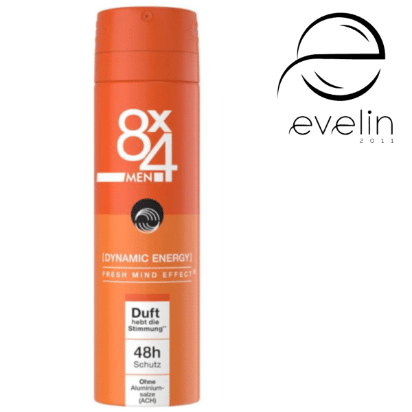 Deodorant 8X4 150 ml. - Men Dynamic Energy