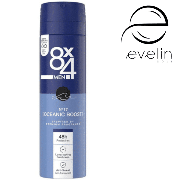 Deodorant 8X4 150 ml. - Men Oceanic Boost