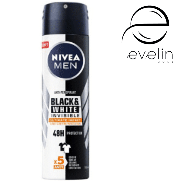 Deodorant Nivea 150 ml. Men Deo Spray Black & White Impact