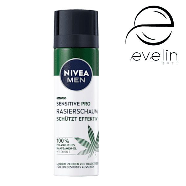 Nivea Shaving Foam 200 ml. - Sensitive Pro Hemp Seed Oil