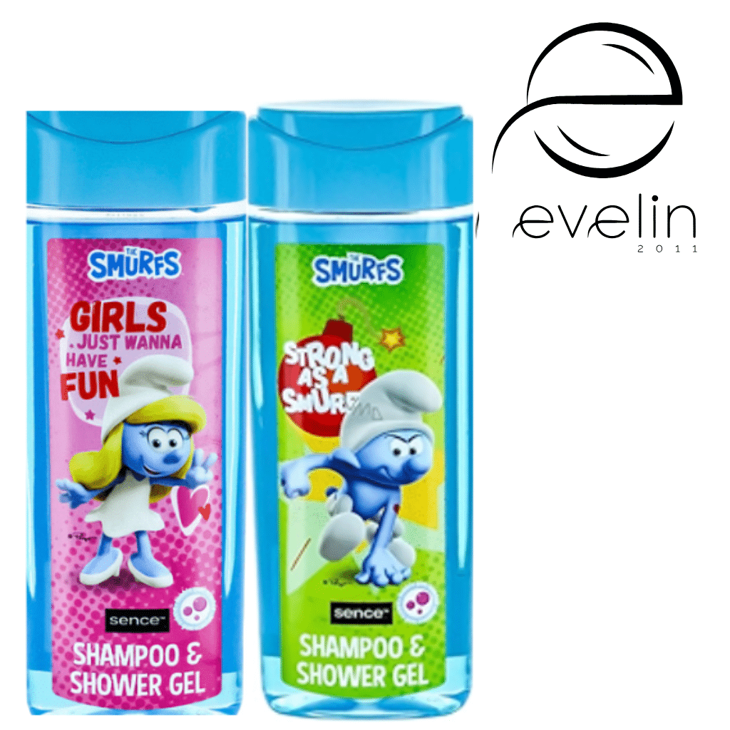 Shower gel shampoo Sens 2in1 Smurfs 210 ml.