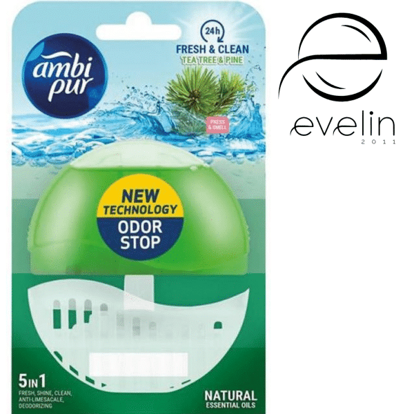 Ambi Pur toilet bar 55 ml. - 5in1 Starter Tea&Pine *6 pcs