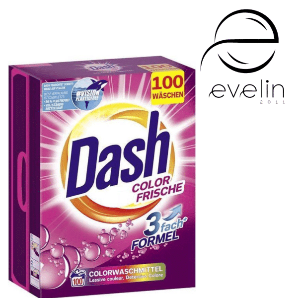 Dry powder Dash 6kg.100 washes Color frische